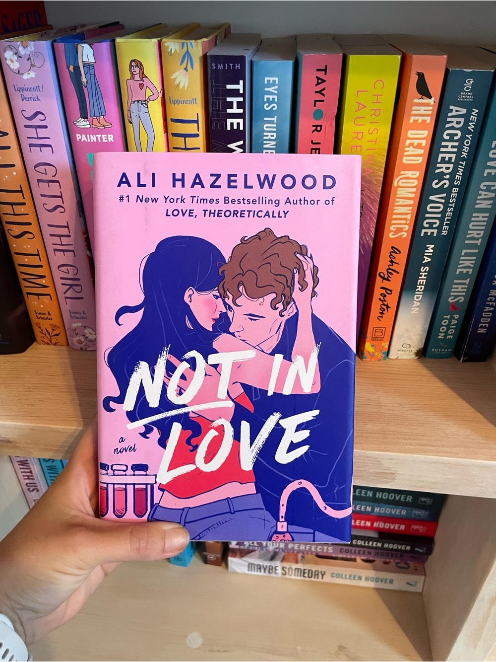 Pink "Not in Love" Hardcover Novel - Ali Hazelwood